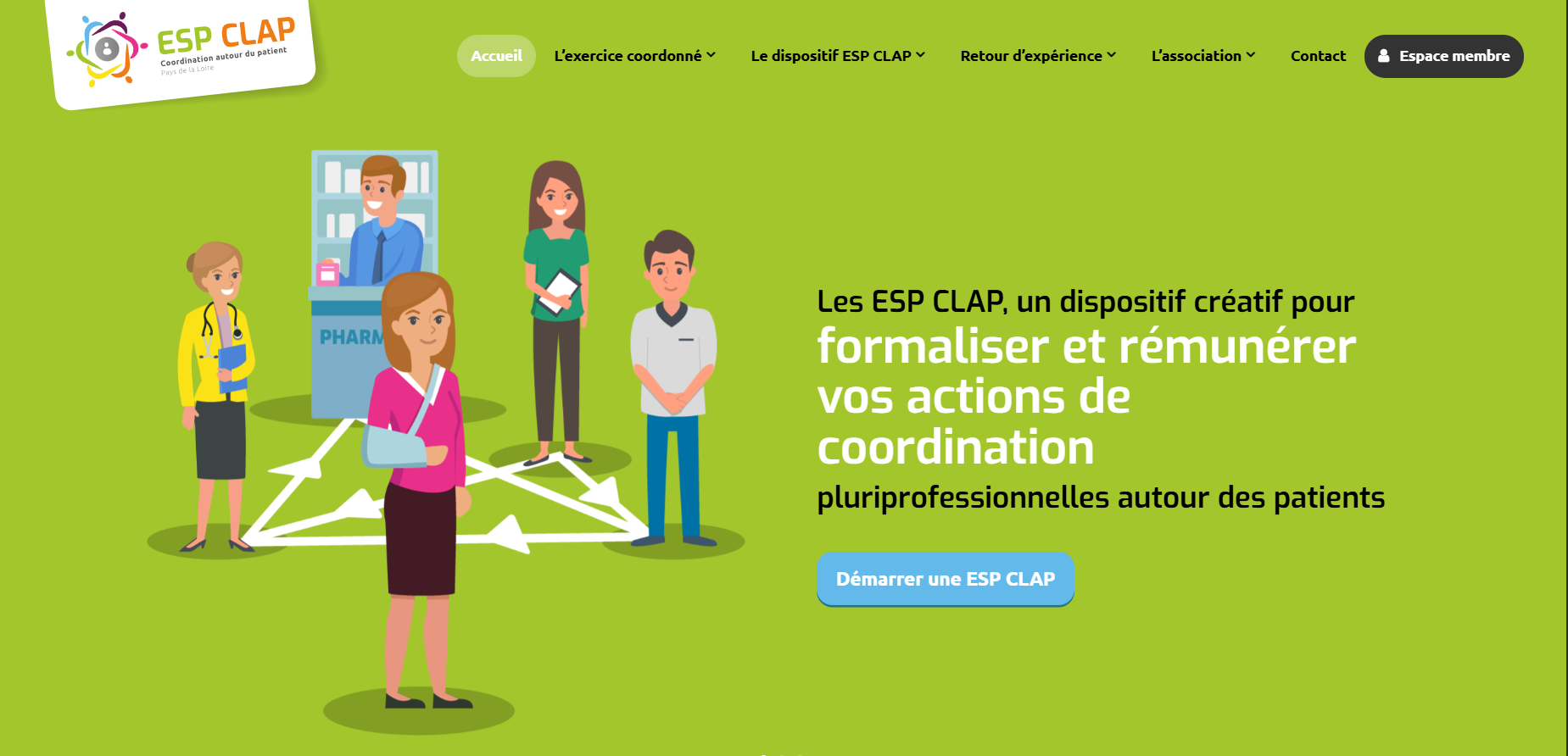 Site vitrine d'une association de santé nantaise